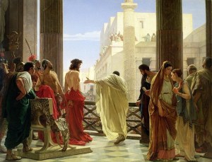 Pontius Pilate with his Prisoner - Antonio Ciseri