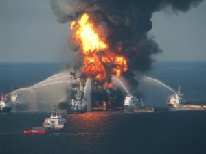 Deepwater Horizon fire