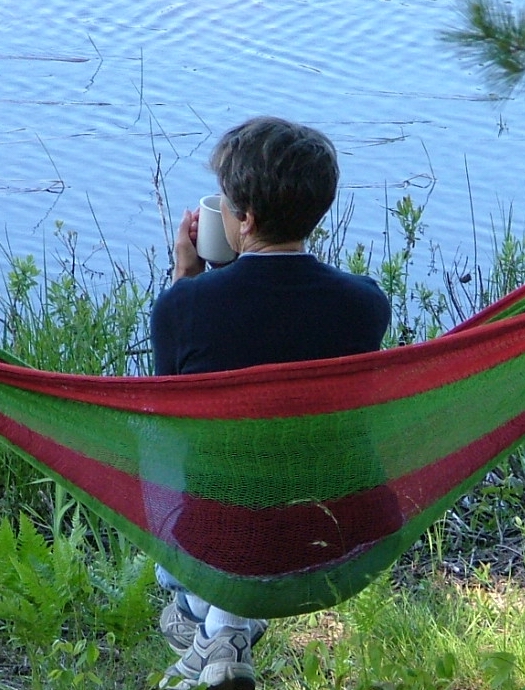 Kay in the Boundary Water Canoe Wilderness Area