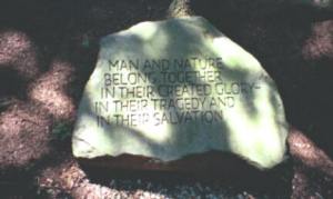 Tillich Park - "Man & nature belong together..."