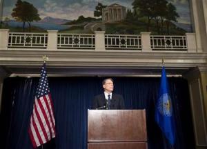 NRA angel announcing, Fear not, I bring you good tidings!