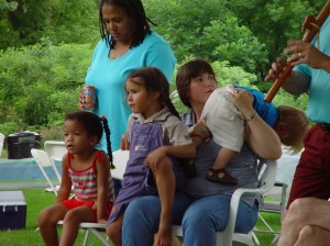 Leah Thomas and family