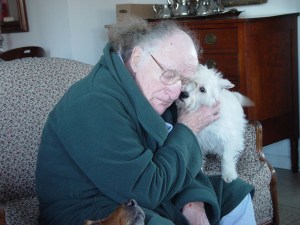 Maggie caring for her sick friend Doug