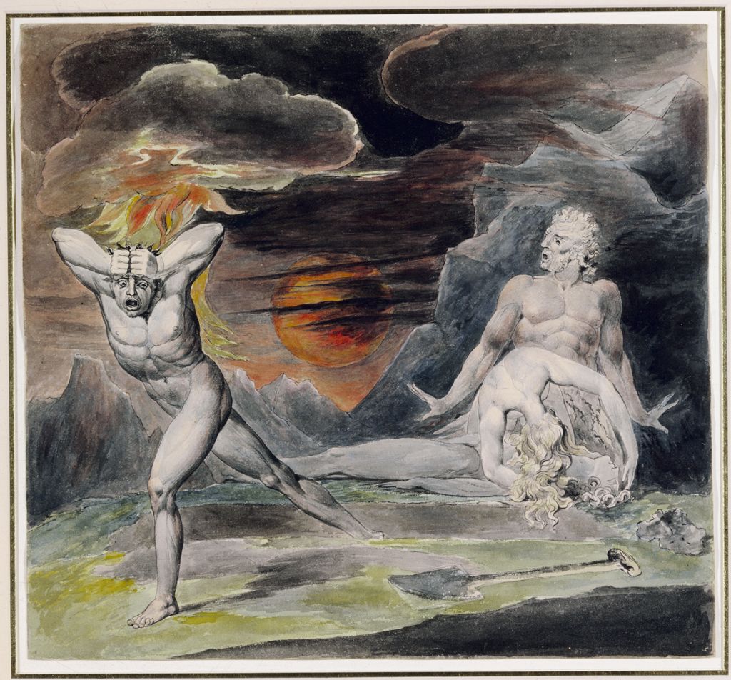 Blake_Cain_Fleeing_from_the_Wrath_of_God_(The_Body_of_Abel_Found_by_Adam_and_Eve)_c1805-1809