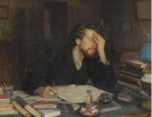 http://en.wikipedia.org/wiki/Writer#mediaviewer/File:Leonid_Pasternak_001.jpg