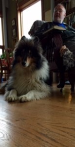 Steve and his constant companion