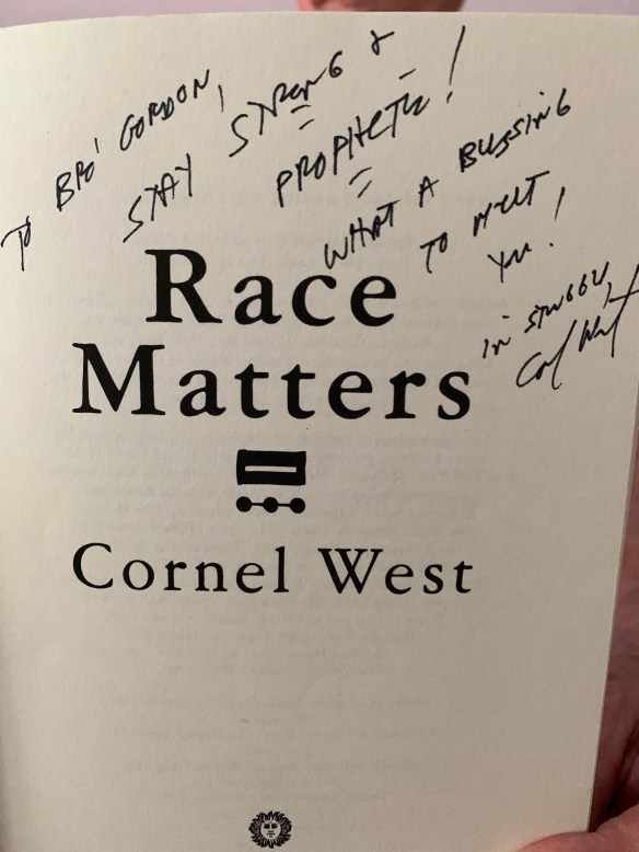 face page of Cornel West's Race Matters